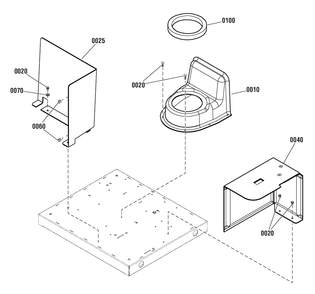 Air Handling Group Diagram and Parts List for 040596-00  Briggs and Stratton Generator